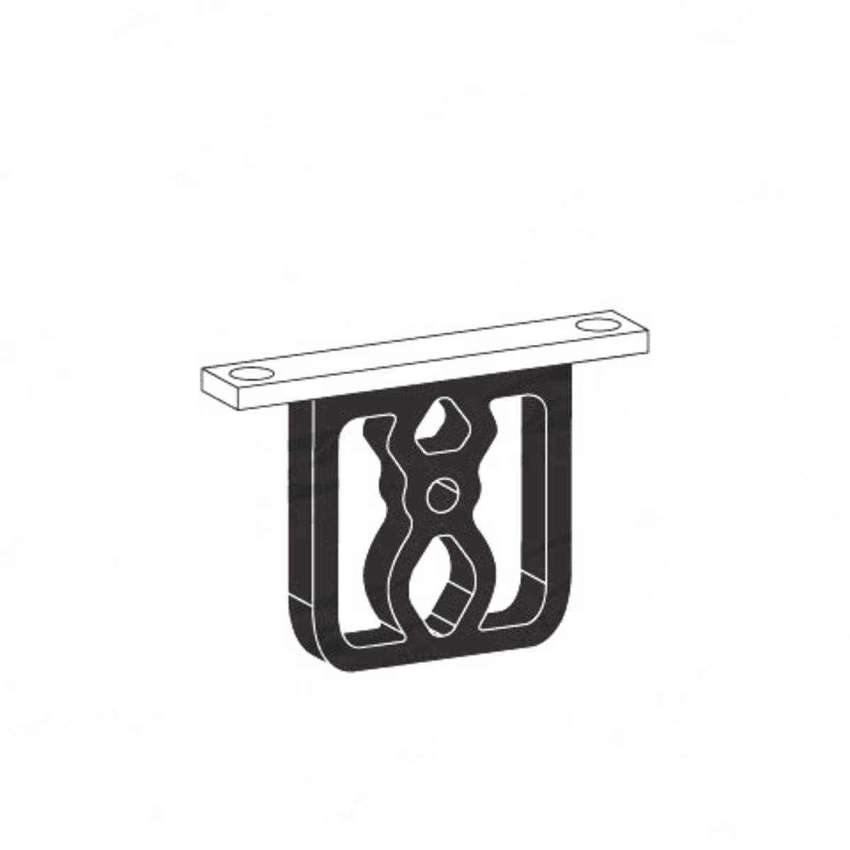 Exhaust Brackets BMW 525 & E36, Rear