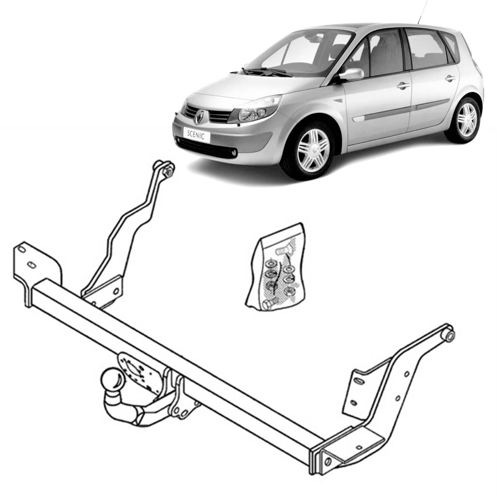 Renault shop scenic towbar