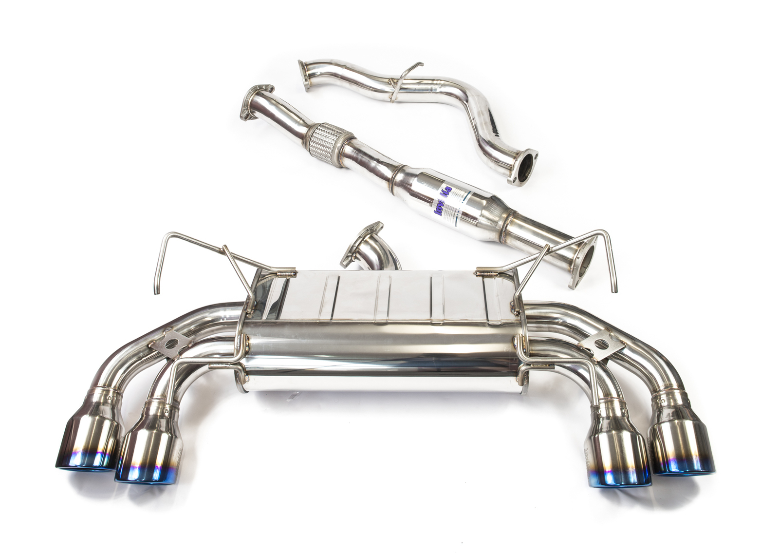 Invidia Q300 Cat Back Exhaust w/Ti Tips Subaru WRX 1114/STI 0814