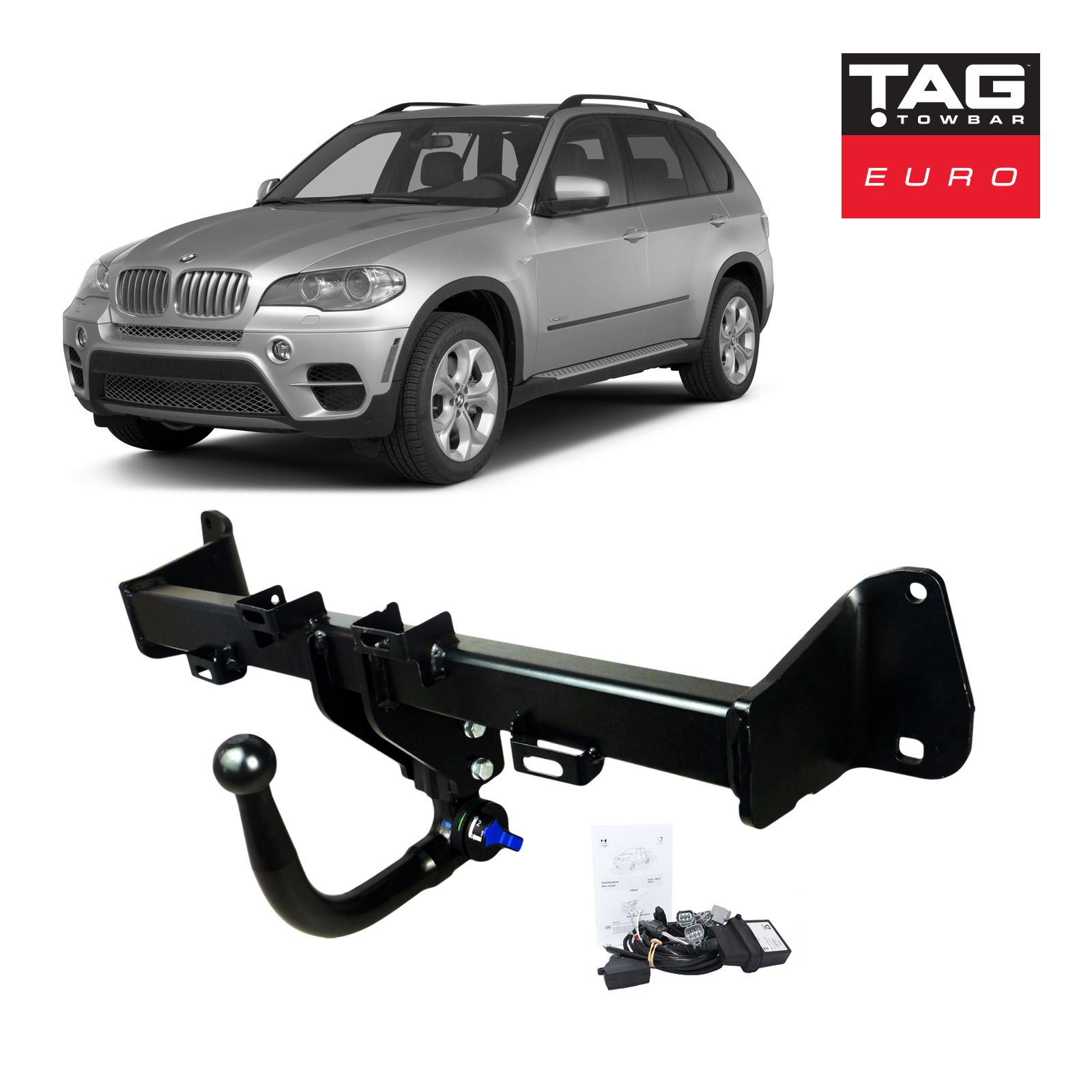 TAG Towbars European Style Tongue to suit BMW X5 02 2007 09