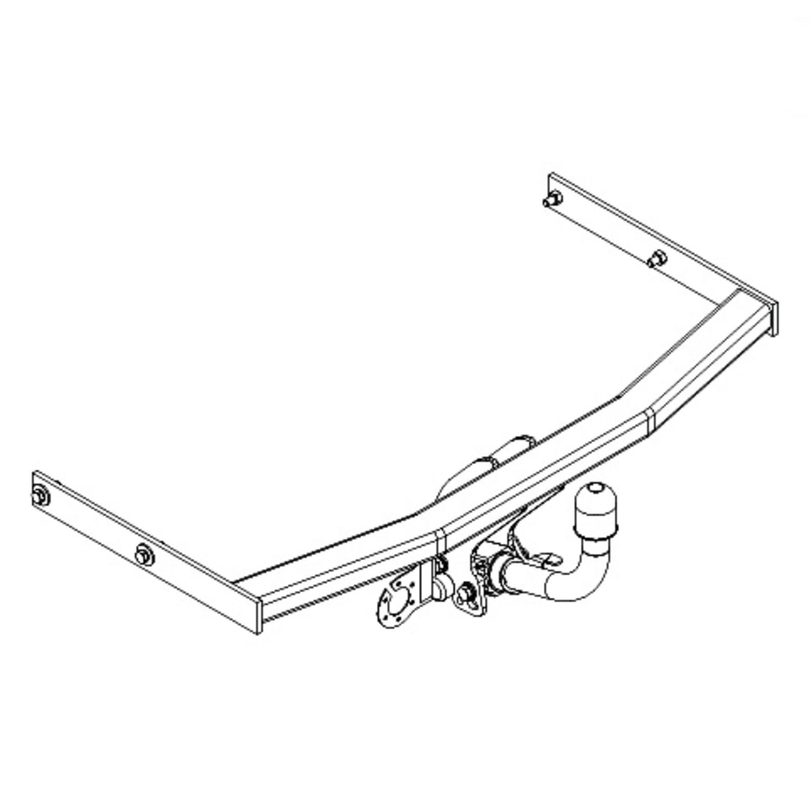 TAG Towbars European Style Tongue to suit Skoda Fabia (09/2011 10/2015)