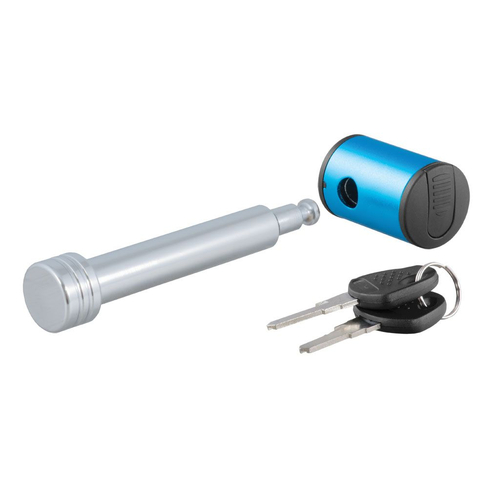 CURT 15.8mm Hitch Lock (Right-Angle, Chrome)