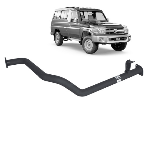 Redback Performance Intermediate Pipe Assembly for Toyota Landcruiser 75 (01/1990 - 09/1999) and 78 Series (01/1990 - 01/2007) 4.2L 1HZ 