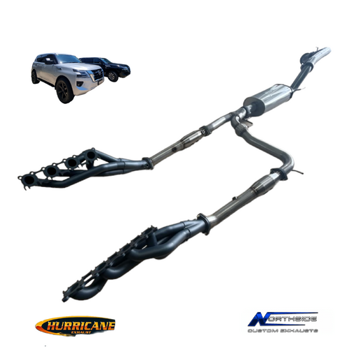 HURRICANE 1 7/8" HEADERS - 3.5" EXHAUST FOR NISSAN Y62 PATROL