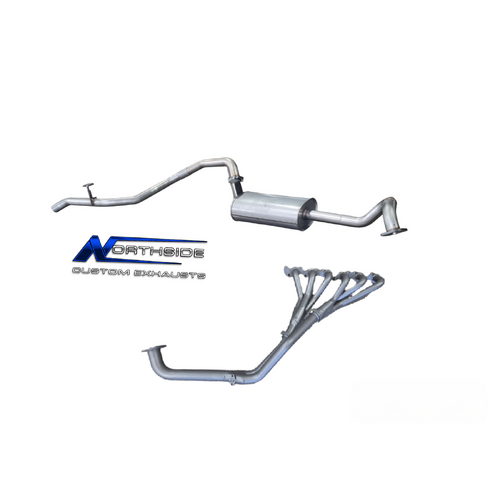 Hurricane Headers & 2.5" Exhaust for Toyota FZJ80 Landcruiser