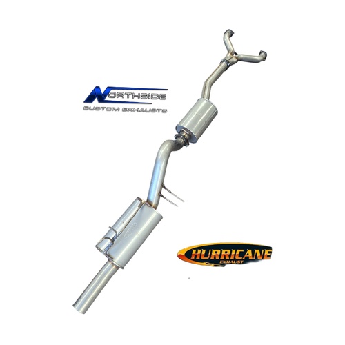 HURRICANE 3.5" CATBACK EXHAUST FOR FORD FALCON FG XR8 UTE