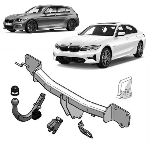 BRINK Towbar BMW 1 (01/2003 - 11/2014) BMA-Diagonally Detach 1900/75