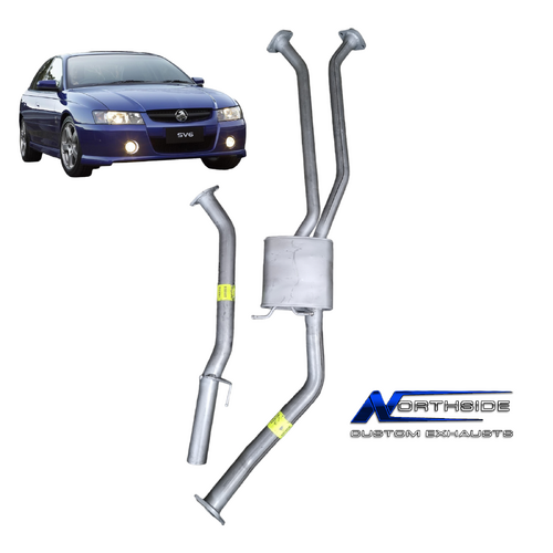 Pex 2.5" Catback Exhaust fits Holden Commodore Vt - Vy L67 and Vz Alloytec V6 Sedan