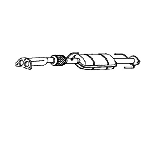 Redback Underfloor Catalytic Converter for Toyota Tarago (09/1990 - 08/2000)