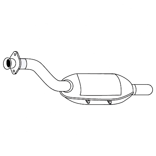 Redback Underfloor Catalytic Converter for Peugeot 206 (06/2003 - 12/2007)