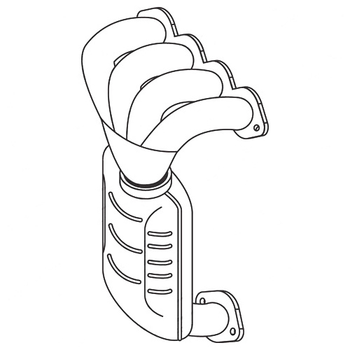Redback Manifold Catalytic Converter for Hyundai Elantra (06/2006 - 12/2011)