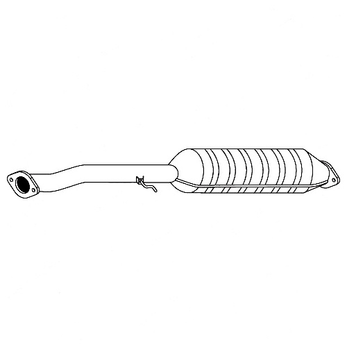 Redback Underfloor Catalytic Converter for Mazda B-SERIES BRAVO (02/1999 - 03/2005)
