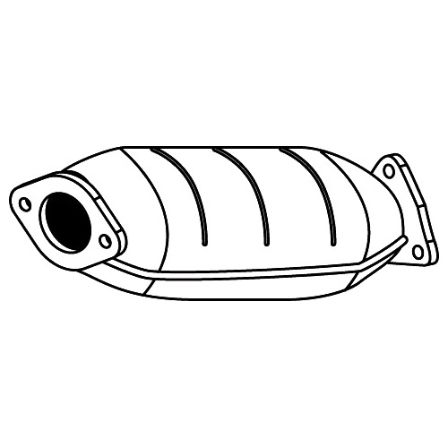 Redback Underfloor Catalytic Converter for Honda Civic (09/2001 - 09/2005)