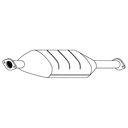 Redback Underfloor Catalytic Converter for Saab 9000 (12/1985 - 1998)