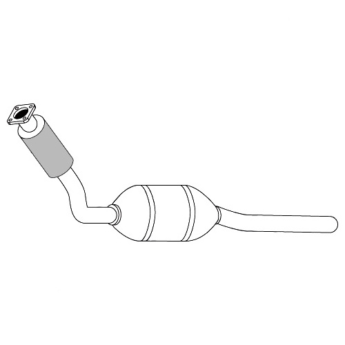 Redback Underfloor Catalytic Converter for Volkswagen Bora (12/1999 - 09/2005)