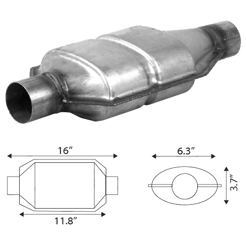Euro 5, 2-1/2", CPSI 400
