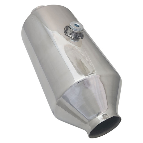2 INCH UNIVERSAL EURO 6 CATALYTIC DUAL BRICK CONVERTER 5" BODY 12" LONG O2 NUT IN CENTRE UP TO 6.2LT