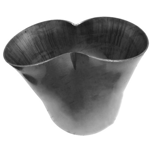 2 into 1 - 2-1/2" In, 3" Out, Stainless