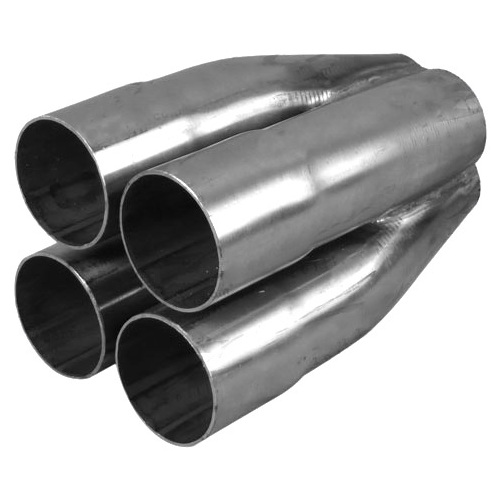 4 into 1 - 2-1/4" In, 3" Out, Stainless