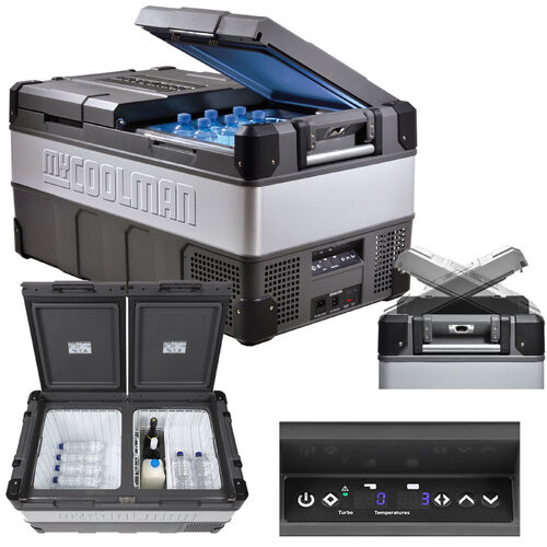 myCOOLMAN Portable Fridge 85ltr  Dual Zone - THE ADVENTURER