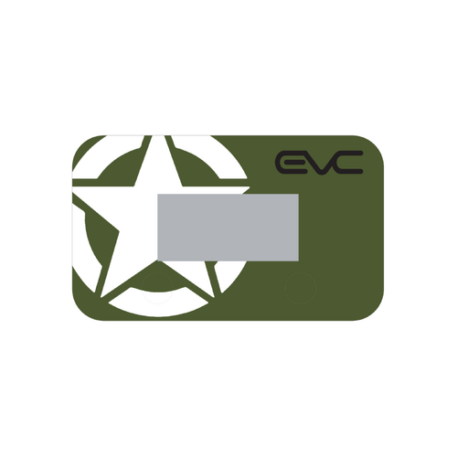 EVC Colour Face Jeep Star (STICKER)