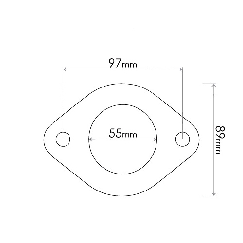 Redback Flange Gasket for various Holden, Mazda, Subaru, Nissan, Infiniti, Hyundai, Mitsubishi, Ford & Ssangyong vehicles