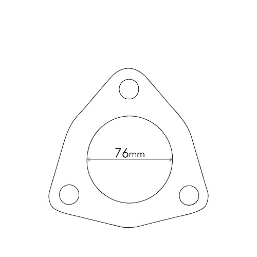 Redback Flange Gasket for various Ford, Audi, Hyundai, Nissan, Mazda, Volkswagen, Honda, Mitsubishi, Suzuki, & Volvo vehicles