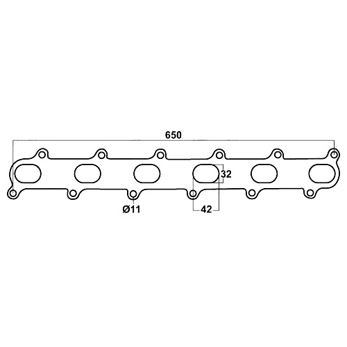Redback Header Gasket for Ford Falcon (01/2002 - 12/2014), Fairmont (01/2002 - 12/2014), Territory (01/2002 - 12/2014)