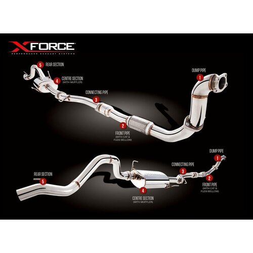 HOLDEN COLORADO RC SERIES 2 2011-2012 Exhaust