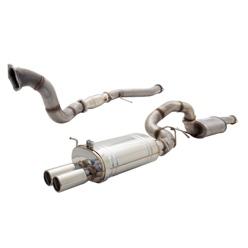 Xforce Full Exhaust for Falcon BA BF XR6 Turbo with 4" Cast Dump into 3.5" Cat and Cab Back Exhaust