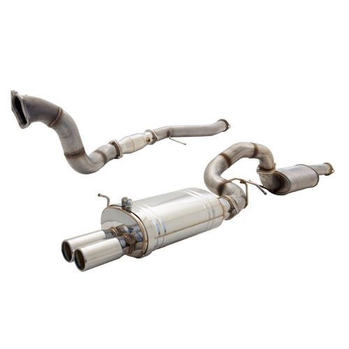 Ford Falcon BA BF Sedan  Xforce  4" to 3.5" Turbo Back exhaust System in Stainless 409 
