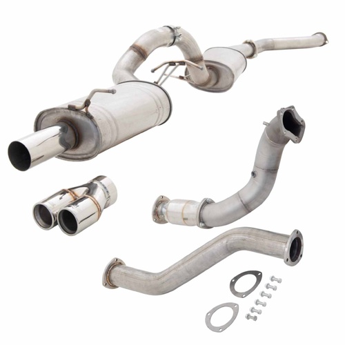 Xforce Exhaust For Ford FG Falcon Turbo Sedan 3.5Inch Turbo Back Exhaust