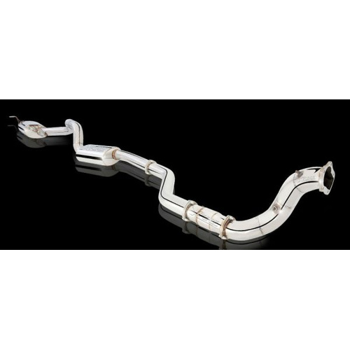 Xforce Exhaust for Ford Fg Falcon Turbo Sedan 409 4 Inch Turbo Back Exhaust with Cat and Muffler