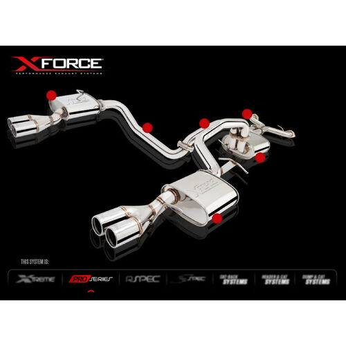 FORD PERFORMANCE VEHICLES GT-P BA V8 SEDAN (2003-2005) Exhaust