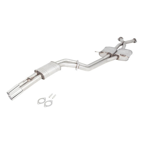 HOLDEN STATESMAN WH-WK-WL 1999-2006 Twin 2.5″ Cat-Back Straight Pipe Rear Raw 409 Stainless