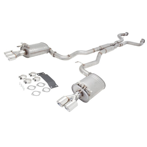Xforce 2.5" Catback Exhaust System to Suit Holden Commodore VE and VF SS V8 with Hotdog Centre 