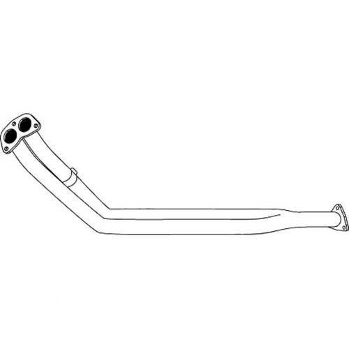 Berklee Exhaust Engine Pipe to suit Toyota Landcruiser (01/1985 - 01/1993)