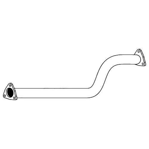 Redback Engine Pipe for Toyota Landcruiser FJ75 Series 4.0L (11/1984 - 1993)