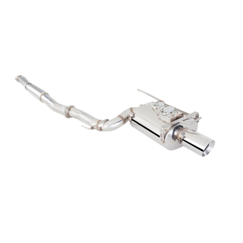 MITSUBISHI LANCER EVO 7,8,9 CAT-BACK SYSTEM WITH OVAL VAREX REAR BOLT-ON SINGLE 4.5' TIP