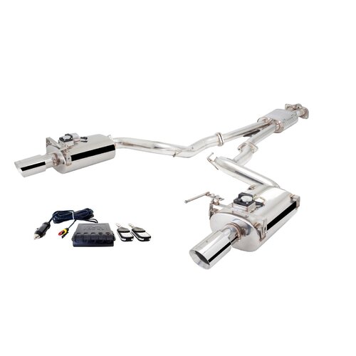 Ford Mustang Dual 3" Catback System with Oval Varex Mufflers - Best Options for Drone 