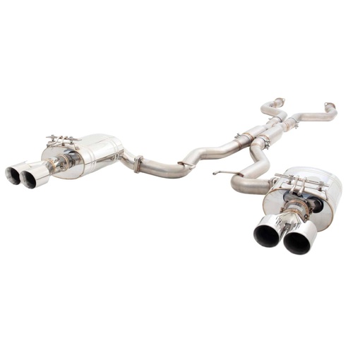 Xforce Catback Exhaust for VE/VF Commodore V8 Sedan/Wagon (Twin 2.5" 304 Stainless With Centre Hotdogs)
