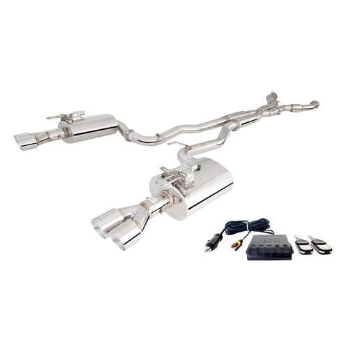 Holden Commodore VE VF Dual 3" Catback Exhaust System With Adjustable Volume Varex  Hsv And R8 Clubsport (08/2006 - 2008)