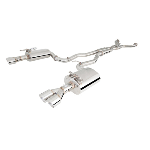 Xforce Exhaust System for Holden VE/VF UTE TWIN 3" Catback System Brushed 304 Stainless 