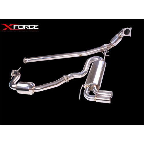 Xforce Turbo Back Exhaust for VW Golf MK5 GTI 