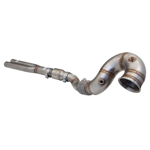 4" Dump Pipe 100 Cell Met Cat 304ss 3" To Twin Oem Size Adaptor Pipe Fitting Kit Supplied