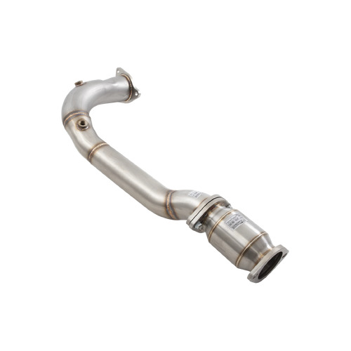 Xforce 3.5" - 3" Downpipe with high flow cat for Subaru WRX VB FA24