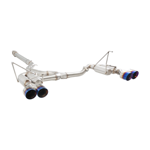 Xforce Exhaust for Subaru WRX Sedan VB Race Cat Back Exhaust System with Burnt Blue Tips