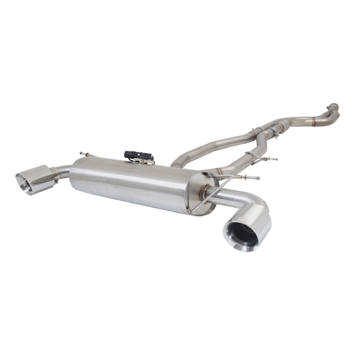 XForce Exhaust for Toyota Supra GR 2019 onwards 304 Varex Catback With 3 3/8" Pipe Work To  Dual 2.5" with 5" Tips 