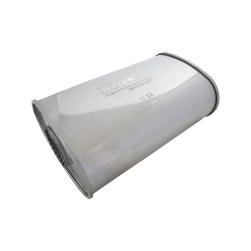 2.5" 10" x 4" 14" Lukey Turbo O/C Triple Flow Muffler 430