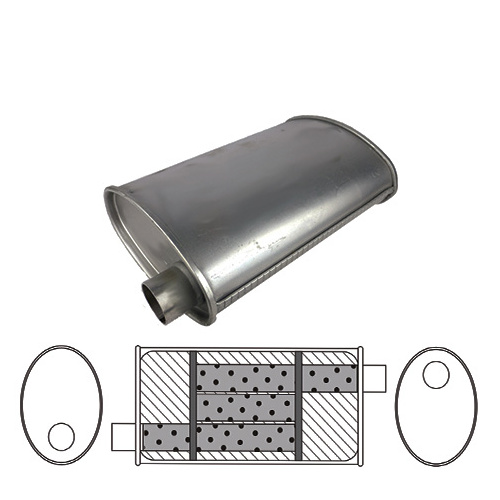 10" x 4" Oval, 16" Long, 2 1/2" Offset/Offset Glass Packed, Supersedes ASM307